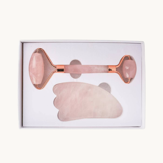 Kit Cuarzo Rosa Facial Melao 100%