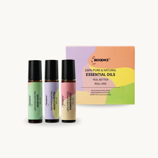 Kit Aceites Escenciales Biogence Roll On